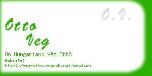 otto veg business card